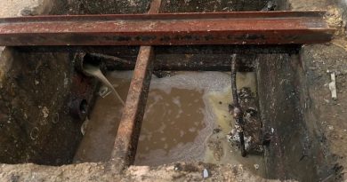 Agua contaminada en estanque en Soacha