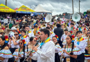 Banda sinfónica de Chía tocando en Paipa