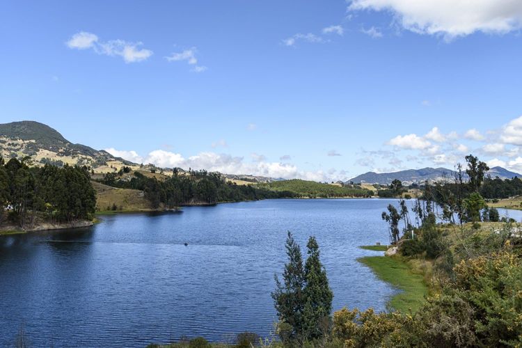 Embalse de Tominé en Cundinamarca