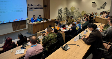 Presentación de estado de emergencia climática en Cundinamarca