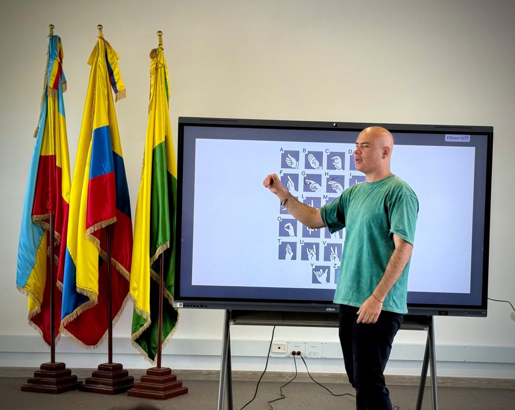 Lenguaje de señas en Chía