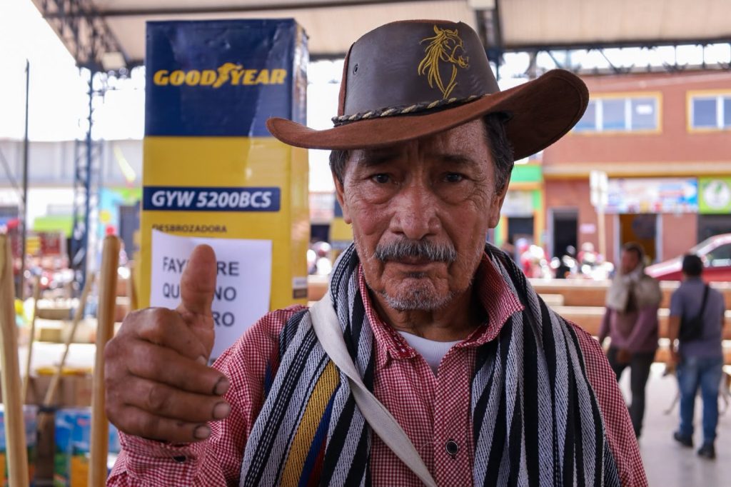 Campesino en Caparrapi