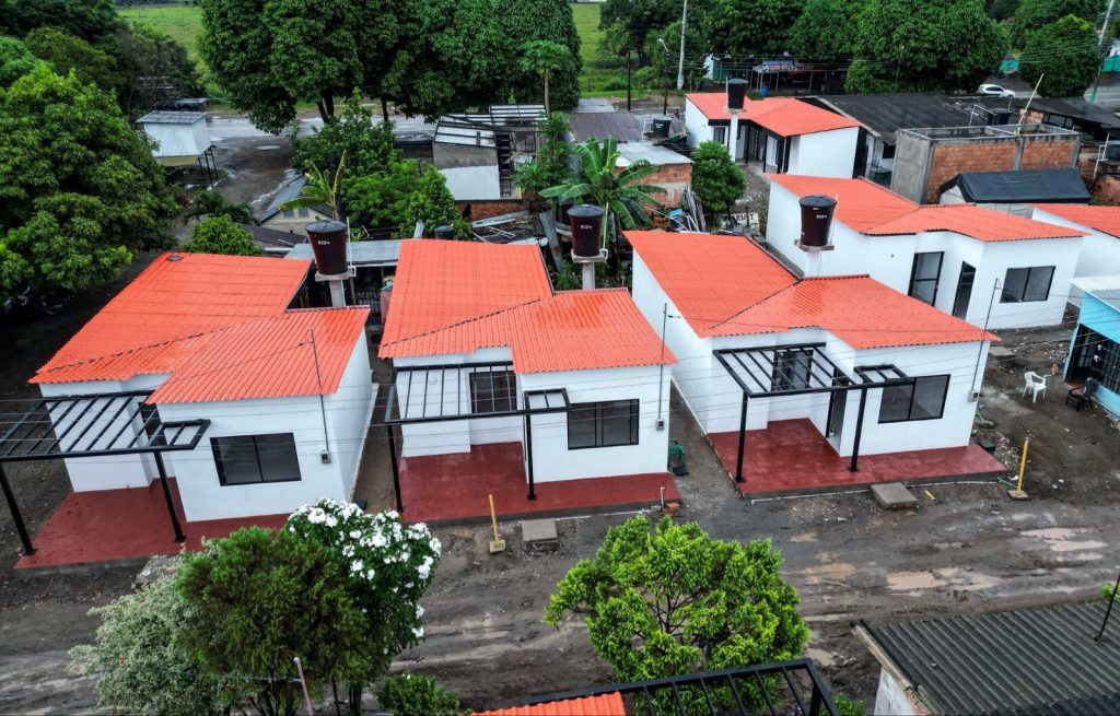 Casas entregadas por la Gobernación en Paratebueno